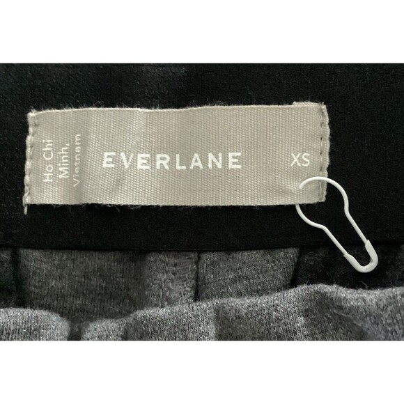 Everlane The Dream Pant  Pull On Front Seam Gray Heathered Charcoal Size XS NWT - Picture 12 of 12